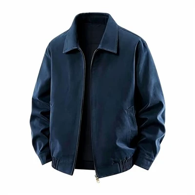 Giubbotto bomber casual in cotone